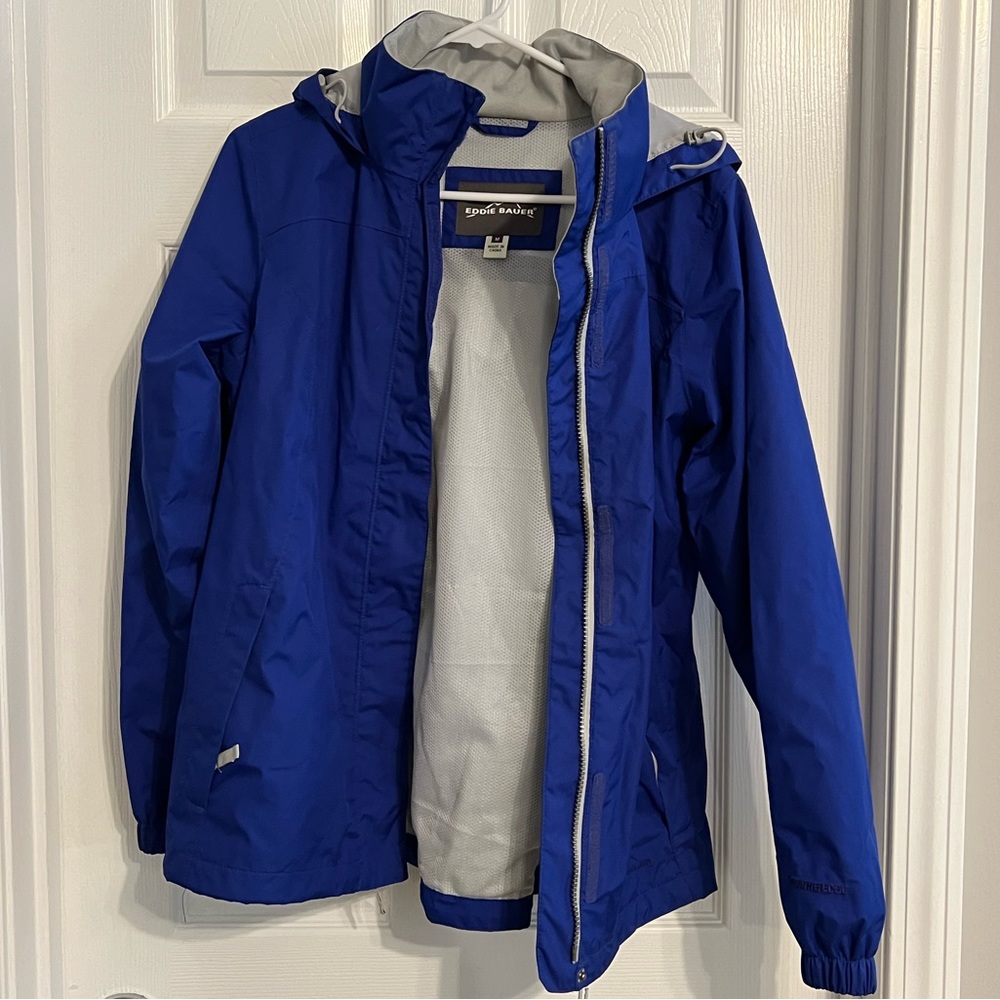 Eddie Bauer Blue Rainjacket